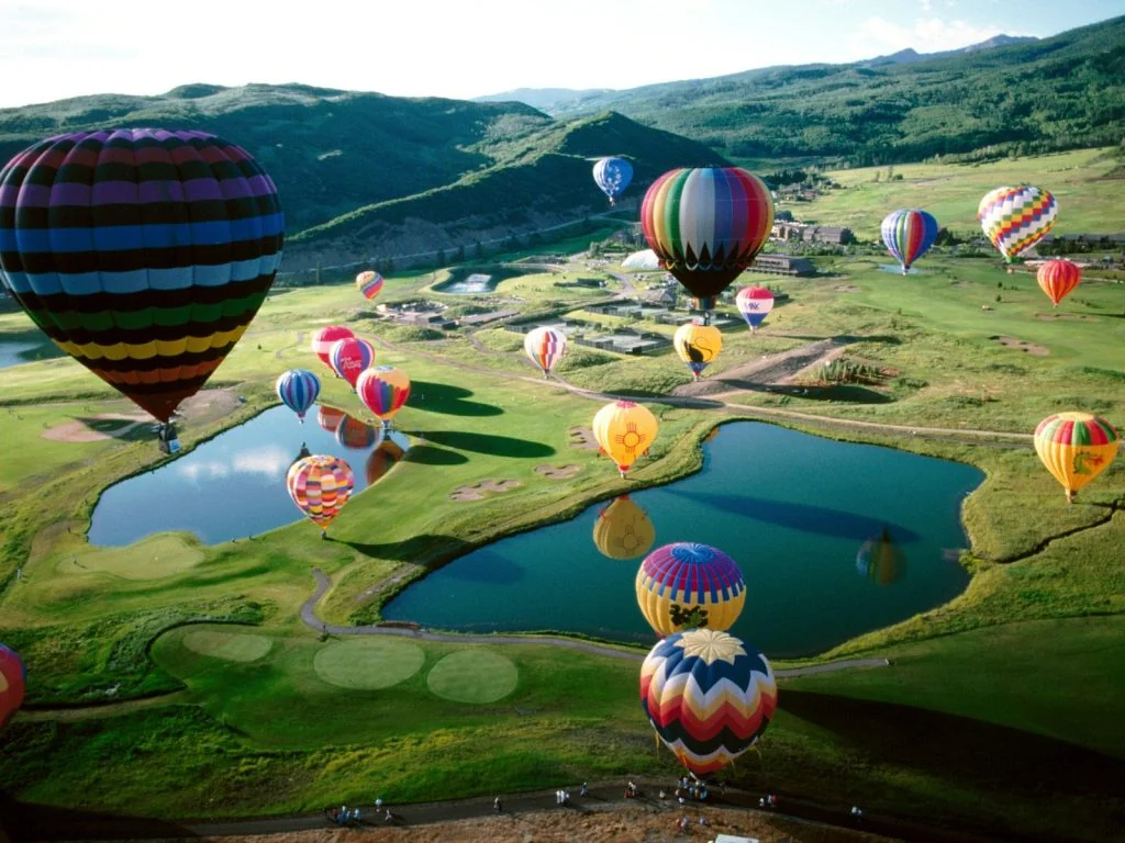 Up and Away Snowmass Balloon Festival near Aspen Colorado