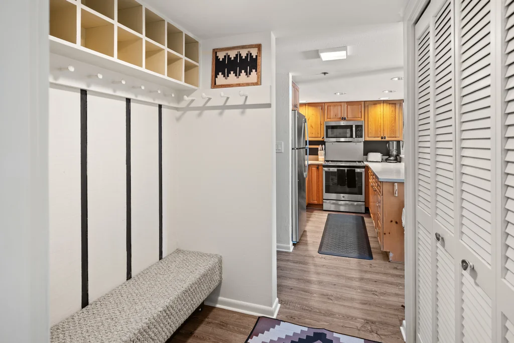 Stonebridge Condo 716 entry and ski storage